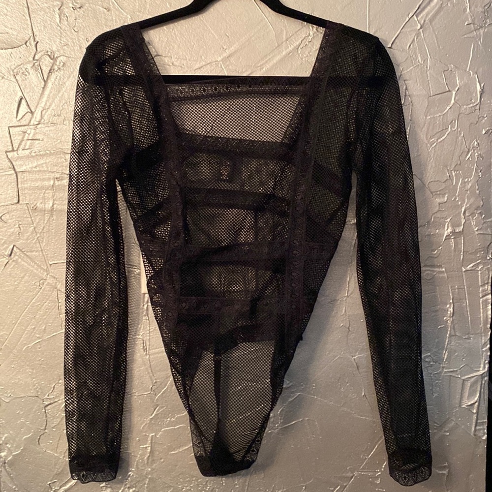 Victoria’s Secret Thong Mesh Long Sleeve Teddy size L from the 2018 Collection